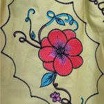 Dress the Population Women A-Line Floral Embroidered Celadon Flowy Skirt -8 Photo 1