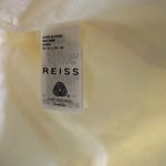 Reiss  white oversized wool double breasted blazer academia preppy old money sz 0 Photo 4