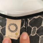 Akemi + Kin Anthropologie Brooke Eyelet Swing Dress by  Black Embroidered SZ 0 Photo 6