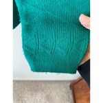 Diane Von Furstenberg  Women’s Cardigan Button Front Teal Knit Vintage Photo 2