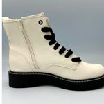 Madden NYC Moto Lace Up Nappa Booties Photo 3