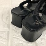 Andrew Geller  navy blue‎ sandals Photo 3