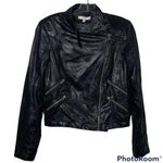 Lavender Brown black Zip up Jacket size small Photo 0