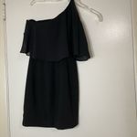 Dress the Population  Sabrina One Shoulder Mini cocktail Dress Black XS Photo 7