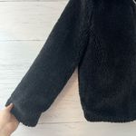 Skylar + Madison Black Faux Fur Full Zip Jacket Size L Photo 4