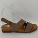 Market & Spruce Asymmetric Sandals in Taupe Photo 1