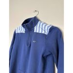 Vineyard Vines 1/4 Zip Pullover Sweatshirt Jacket Womens XS Navy Blue Nautical Photo 2