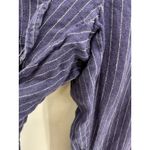 Tommy Hilfiger  Striped Linen Blend Pants Drawstring Waist Casual Trousers Large Photo 4