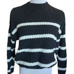 Anthropologie Womens Love Tree Soft Spun Striped Cozy Cabin Sweater - Sz S Photo 0