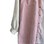 Nasty Gal Collection Writers Colorblock Corduroy Shirt Dress Photo 8