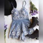 L'ATISTE  Charcoal Dress with Pink Accents Photo 1