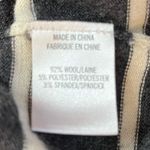 Theory Dress Wool Blend Grey & Cream Striped Knit Sweater Dress Sz M EUC Photo 9