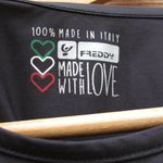 Freddy DIWO Black Active Workout Top Black Size L Photo 6