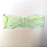 PINK - Victoria's Secret PINK VS yellow with green lace overlay bralette M Photo 1