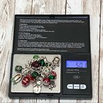 Germany Christmas Themed Loaded Charm Bracelet Red Photo 3