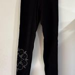 Desigual  Black Stud Accent Pull On Leggings Pants High Waisted Stretchy M Photo 1