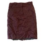 Hannah Wonter Pencil Skirt Red Size 8 Photo 0