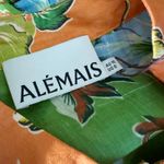 ALEMAIS Hotel Lamu Spliced Floral Shirt Midi Dress Size US 6 AU 10 Photo 4