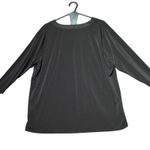 Banana Republic V Neck Tunic Top Womens XL Black Versatile Workwear Business Photo 2