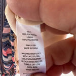 Nine Britton  lined chiffon striped tank with accordion straps size L Photo 6