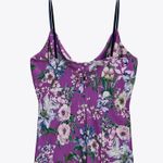 ZARA NWT   Satin Silky Cowl Neck Bloggers Fav Blouse Camisole Purple XS Photo 2
