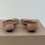 Madewell The Mila Organic Hardware Thong Slide Sandal in Aged Cognac, Size 8 Photo 4