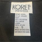 Koret Vintage Ugly Christmas Sweater Party Patchwork Vest Size Petite Small Black Photo 7