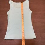 Halogen  Womens Small Tank Top Sleeveless Knit Casual Basic Top‎ Light Blue Photo 4