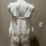 Lovers + Friends  white sleeveless blouse Photo 3