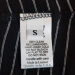 Michael Lauren  Black Stripe Sleeveless Shift Dress Size Small NWT T-Shirt Dress Photo 7