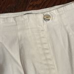 Vintage Moda International vintage White Cotton Spandex Pants Size 6 NWT Photo 3