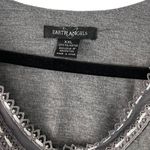Earth Angels Women's Plus Size XXL Grey Babydoll Long Sleeve Pajama Top Gray Photo 3