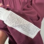 Abercrombie & Fitch Abercrombie Dress Long Sleeve Chiffon Mini Dress in Burgundy Maroon Size Small Photo 6