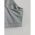Outdoor Voices Sports Bra Women's Size Medium Gray Tech Sweat Crop Athletic Photo 9