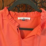 Michelle McDowell Long Sleeve Orange Coral Blouse Photo 1