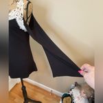 Kate & Mallory  Black Off Shoulder Top w/ Crochet Size S Photo 2