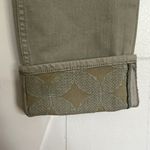 Johnny Was NWT Jeans | Green Catalina Boyfriend Cuffed Jeans Photo 5