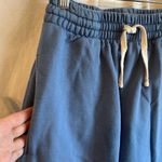 Pas Une Marque Paris Angel & Letters Heather Blue RTW Jogger Sweatpants Size XS Photo 5