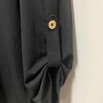 Michael Kors Black Long Sleeved Dog Tag Blouse Photo 7