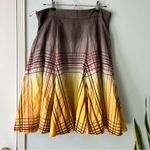 Kenar •dip-dyed embroidered full circle skirt•sz 10 Photo 1