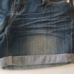Hot Kiss  Denim Blue Bermuda Cuffed Shorts Stones Photo 7