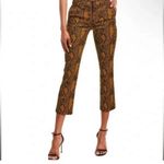 Joie  Marcena B Pants Cropped Snake Print Size 2 Photo 1