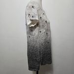 Daytrip Gray Burnout Cross Scoopneck Short Sleeve Tee Size Large Photo 3