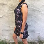 Forever 21  Pink And Black Lace Flapper Dress Photo 3