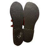 Klassic Leather Designs Red Leather Womens Sandals Sanvitalia Toe Post With leaf Size 10 Photo 5