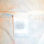 One World Womens Top Blouse Size Large Embroidered Floral Geometric White Gray Photo 5