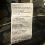 L'Agence Margot Jeans Camo Pattern Gold Side Stripe Stretchy Olive Green sz 32 Photo 8