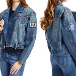 Juicy Couture Juicy by  Blue Denim Jacket with Patches Photo 1