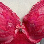 Victoria's Secret Body by Victoria Victoria’s Secret Lined Demi Bra Size 36 DD Pink Underwire Lace Photo 2