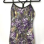 Lululemon Power Y Tank Floral Sport Gator Green Photo 2